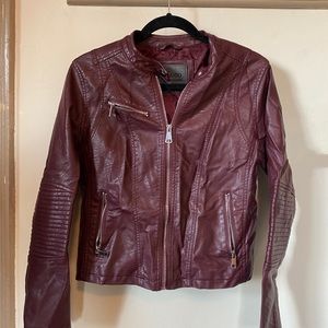 **SOLD** Faux leather jacket